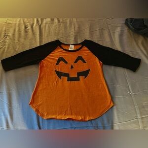 Jack-O-Lantern Raglan 3/4 Sleeve Tee 🎃